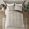 3 Piece Corduroy Duvet Cover Set