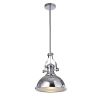 Didya 1-Light 13-Inch Chrome Dome Pendant