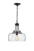 Karha Single Light Matte Black Pendant