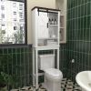 Over The Toilet Storage Cabinet, Farmhouse Above Toilet Storage Cabinet with Adjustable Shelves & Sliding Barn Doors