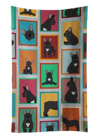 Lots of Black French Bulldog Kitchen Towel Dish Cloths Guest Hand Towel Decorative Bathroom Towel for Face,Tea, Dishcloth, Kitchen and Bath