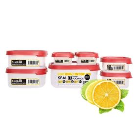 Food Storage Container Set with Easy Locking Lids (Type: Food Storage, Color: Red)