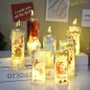 Christmas Flameless Candles for Home Decoration Christmas Gift