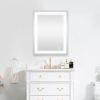 7 Size LED Bathroom Mirror Wall Mounted Vanity Mirror Anti-Fog Mirror Dimmable Lights with Touch Switch(Horizontal/Vertical)