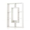 Geometric Bookshelf Modern Decorative Open Bookcase