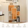 Geometric Bookshelf Modern Decorative Open Bookcase