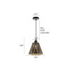 Adjustable Metal Hanging Lamp Cage For Kitchen