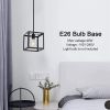 Adjustable Metal Hanging Lamp Cage For Kitchen